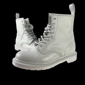 Dr. Martens 1460‎ Mono All White Unisex Combat Boots